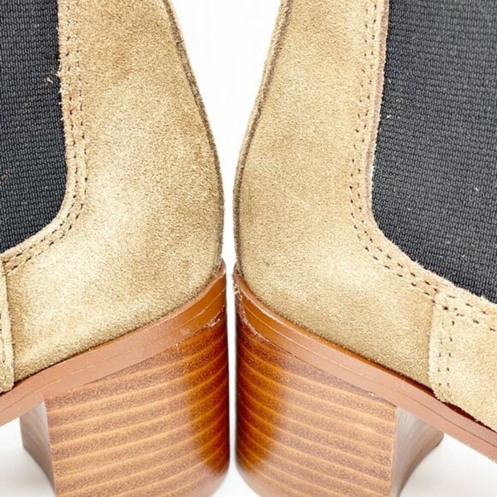 Steve Madden Women's Rhiannon Chelsea Boot Cognac Suede Size 7.5M - Picture 13 of 13